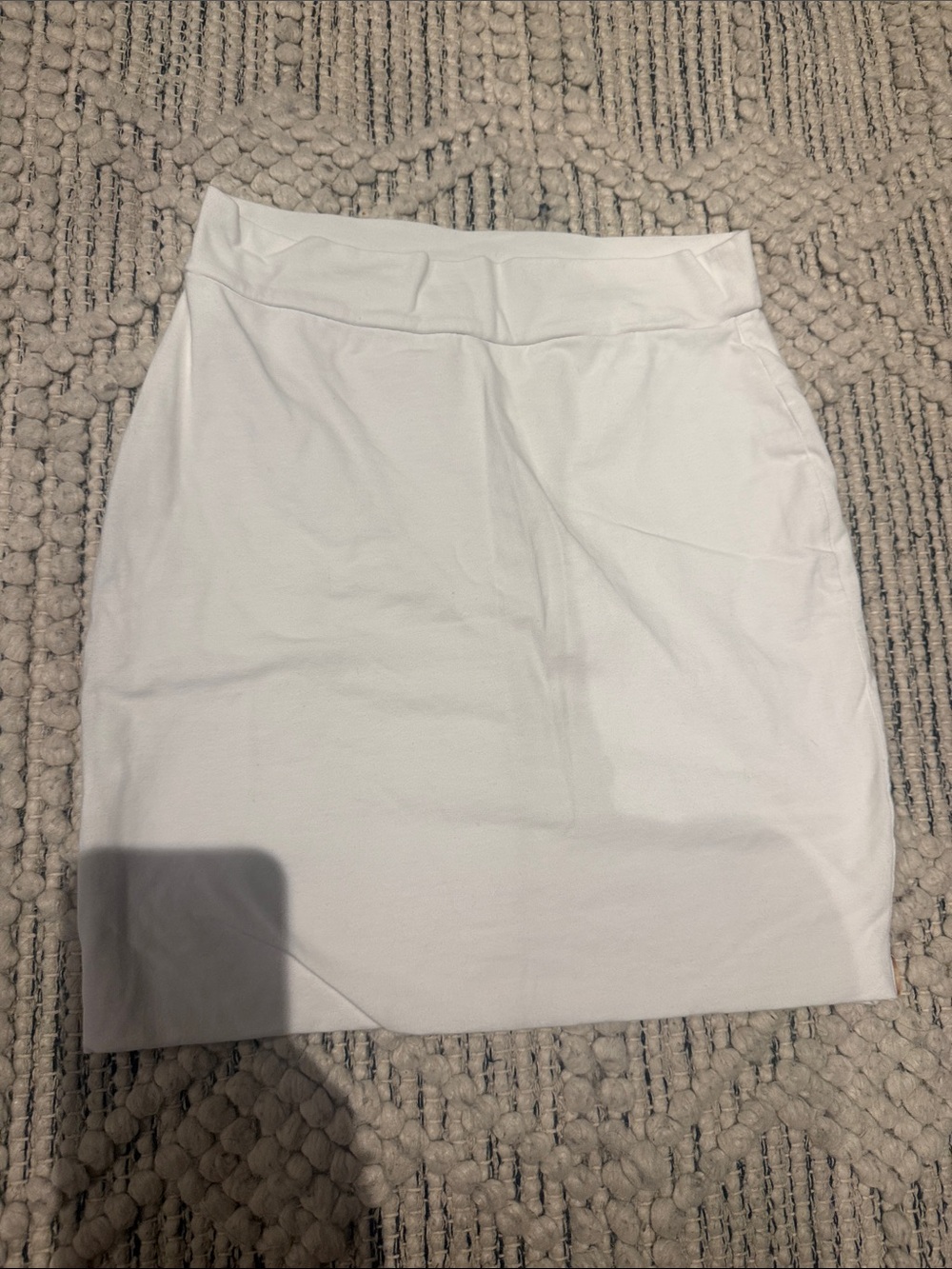 Fashion Nova White Mini Pencil Skirt